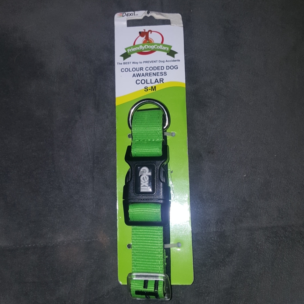 Friendly color coded dog‎ collar